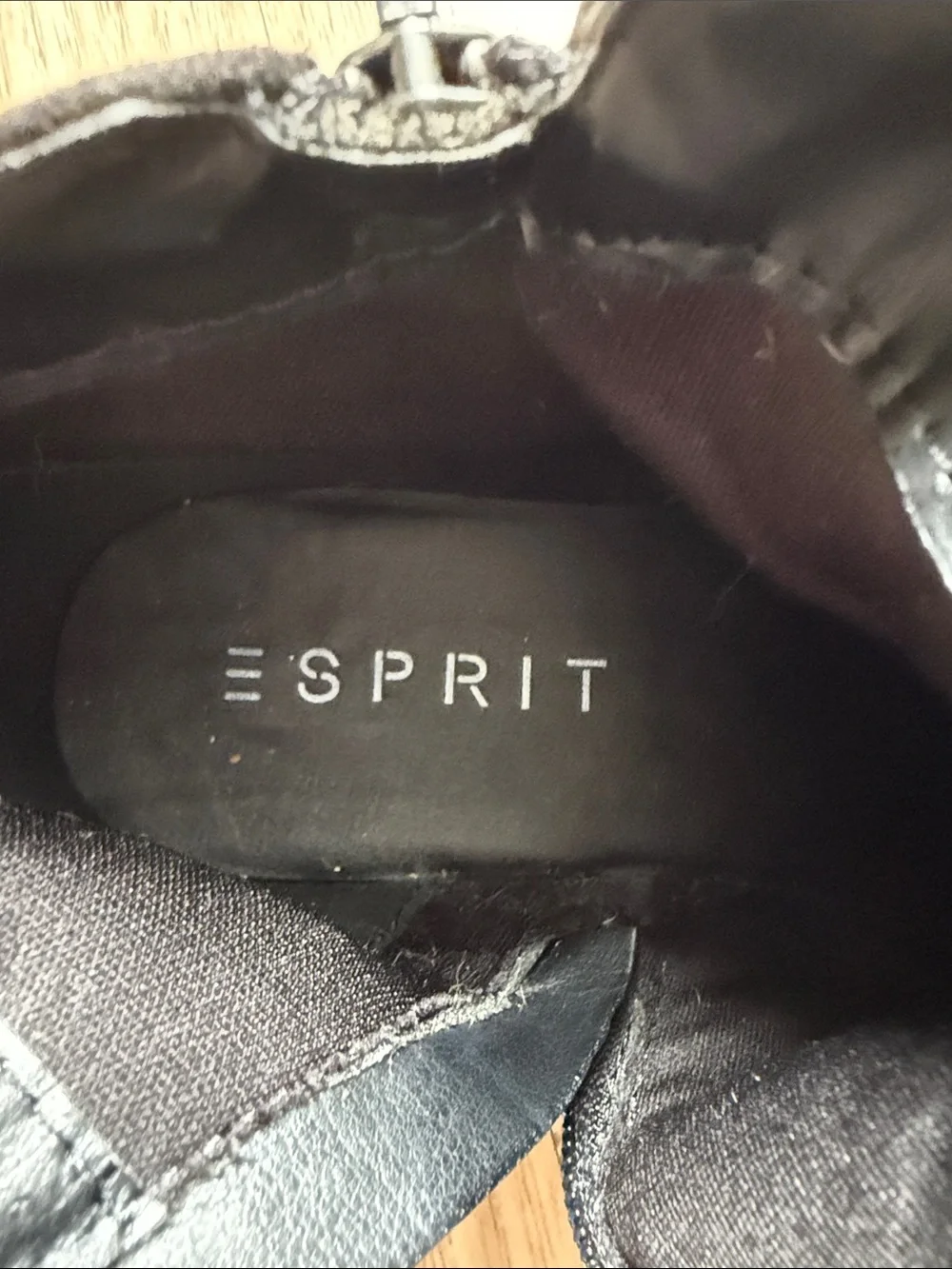 Esprit Women's Black Ankle  Saige Boots E1SEG01 Size 8